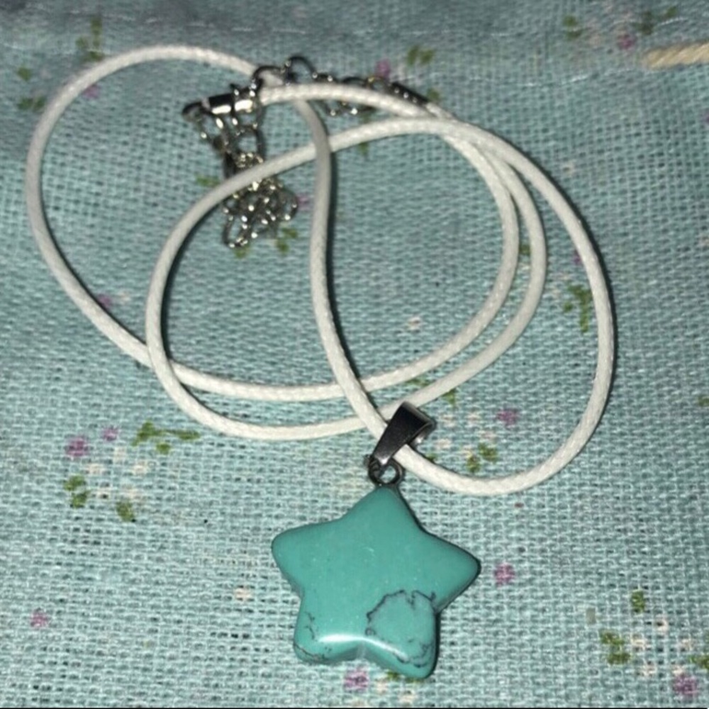 Turquoise star pendant